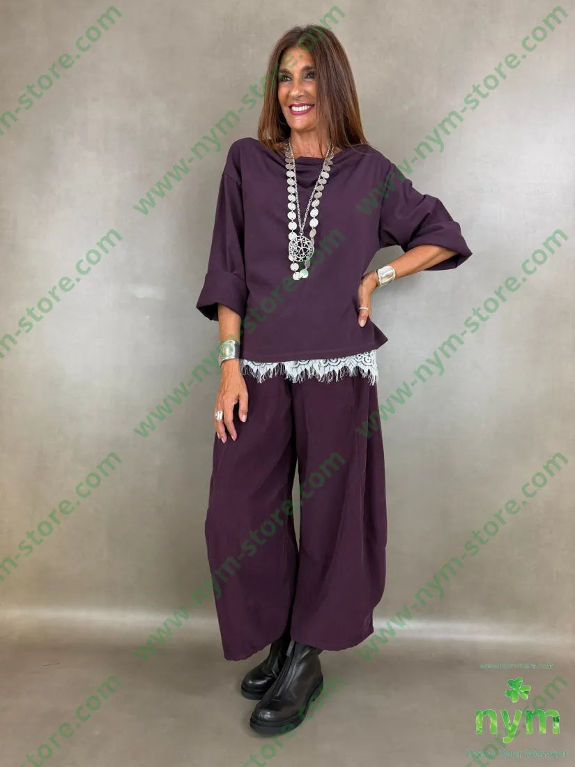 tshirt cotone strutturato 100co - U / BORDO / AI26 - TSHIRT
