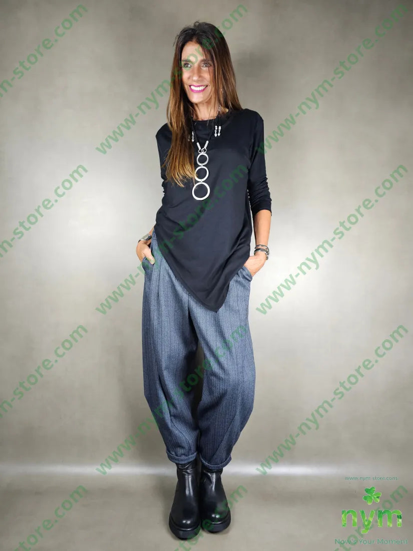 tshirt doppio collo viscosa 94vi6ea TSHIRT