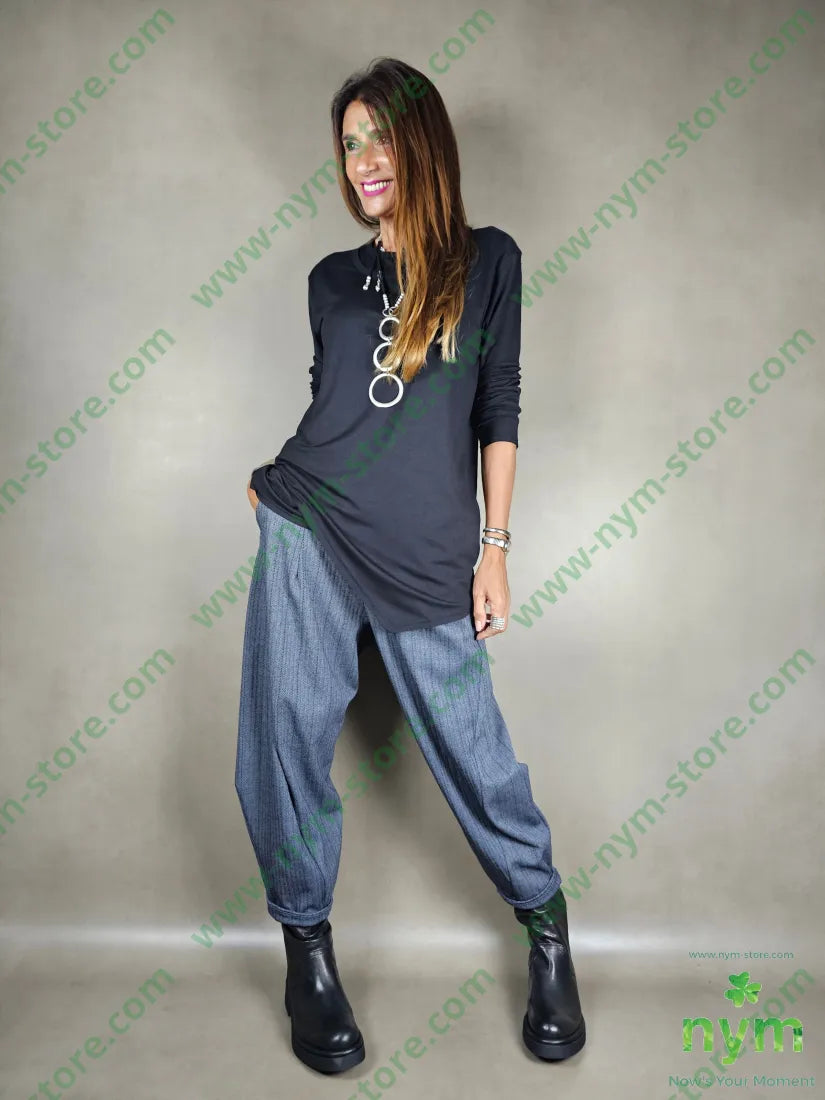 tshirt doppio collo viscosa 94vi6ea TSHIRT