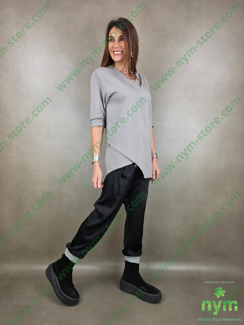 tshirt doppio scollo bielastico 95co5ea TSHIRT