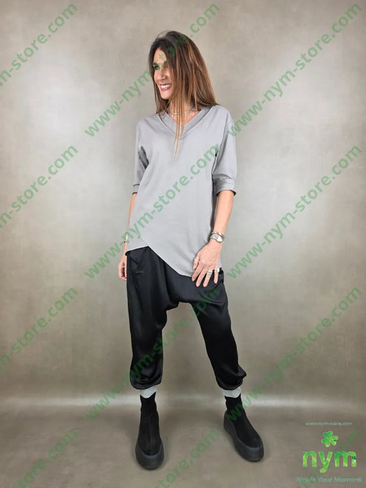 tshirt doppio scollo bielastico 95co5ea TSHIRT