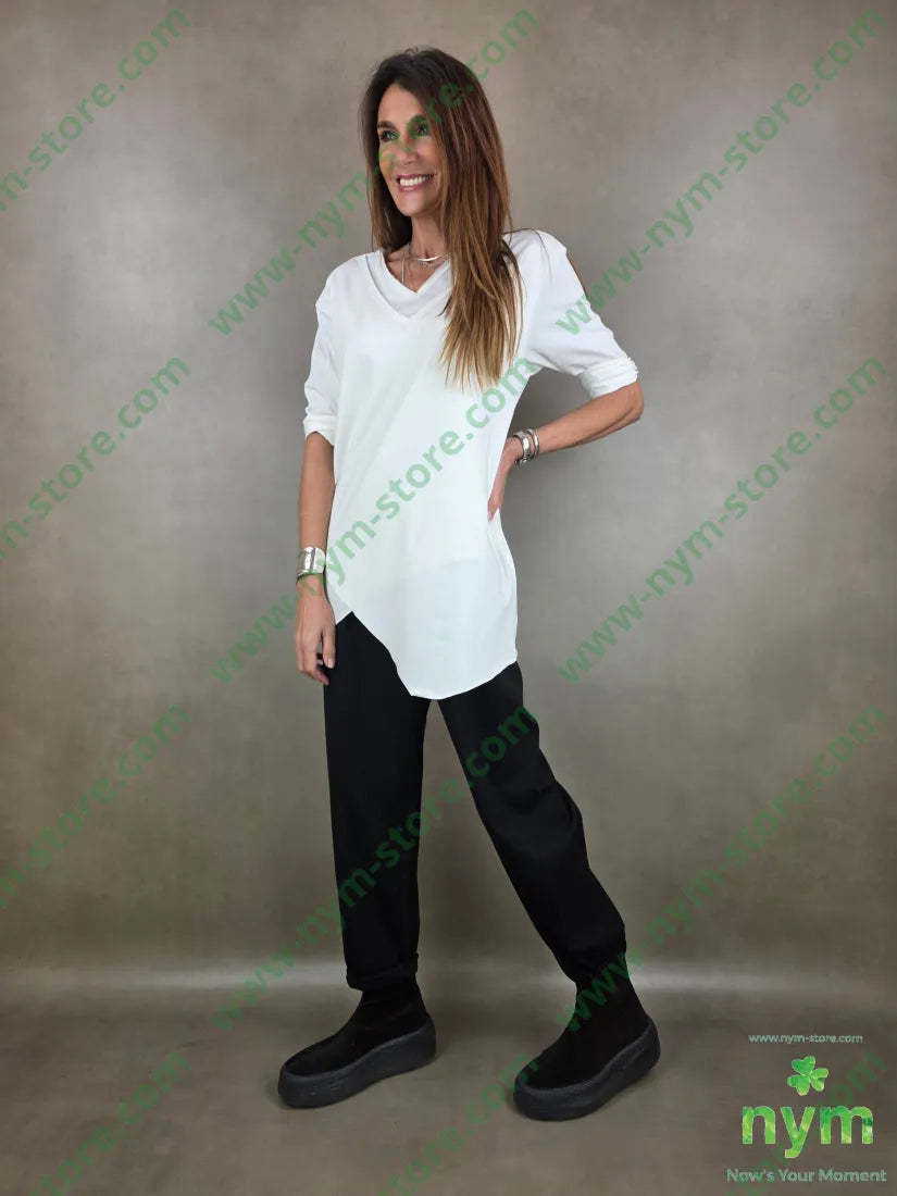 tshirt doppio scollo bielastico 95co5ea TSHIRT