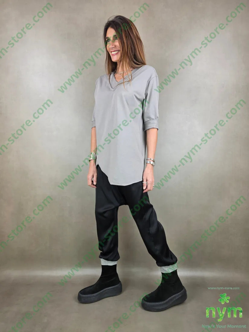 tshirt doppio scollo bielastico 95co5ea TSHIRT