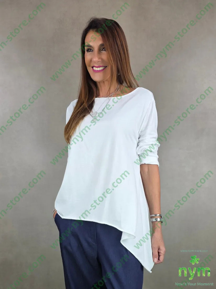 tshirt due punte tessuto jersey 100co U / BIANCO / PE26 TSHIRT