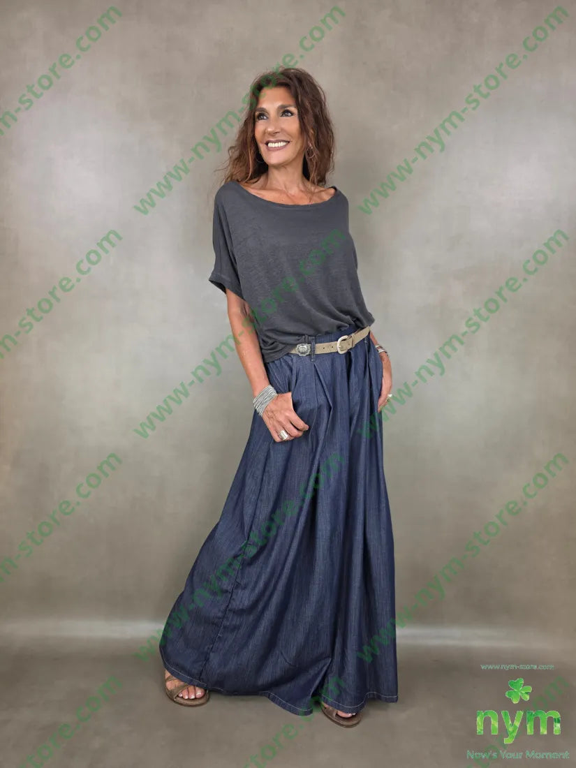tshirt lino manica kimono 100li - TSHIRT