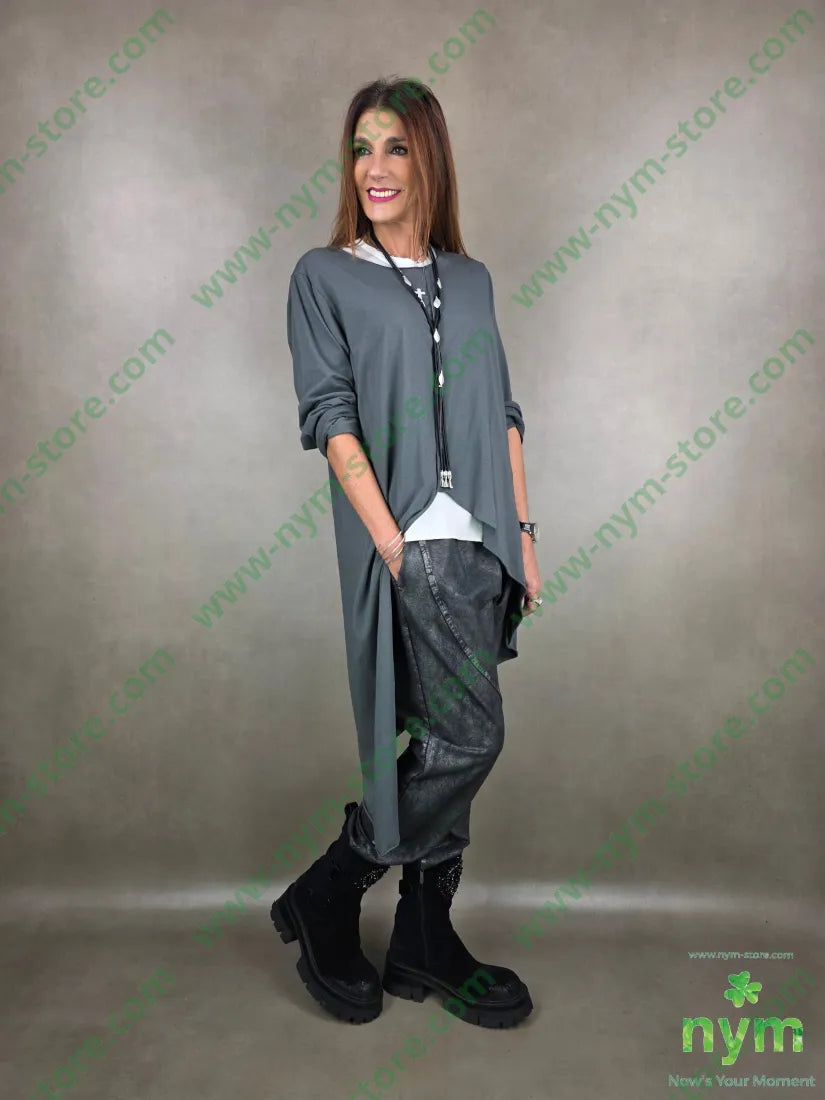 tshirt lunga cucitura taglio vivo 65vi30ny5ea TSHIRT