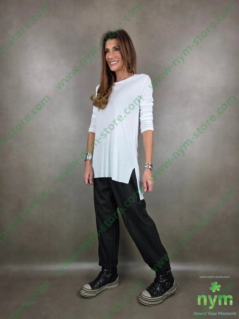 tshirt lunga stretta due spacchi 65vi30ny5ea TSHIRT