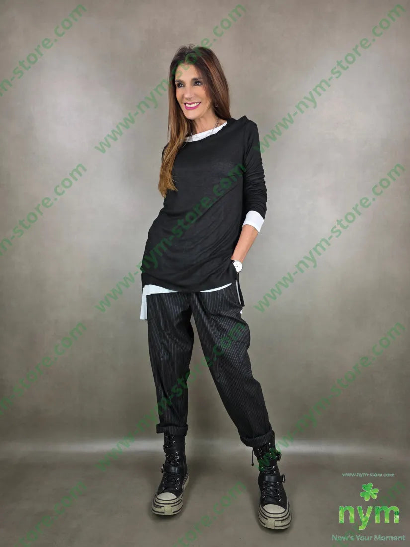 tshirt lunga stretta due spacchi 65vi30ny5ea TSHIRT