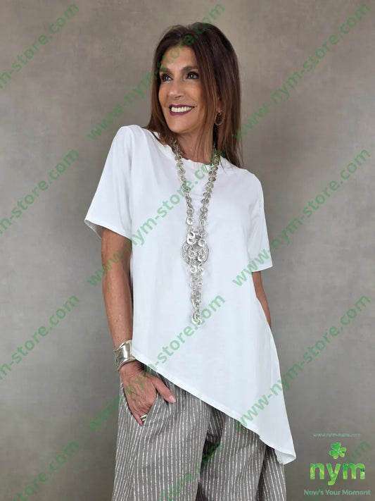 tshirt manica corta punta lato 100co - TSHIRT