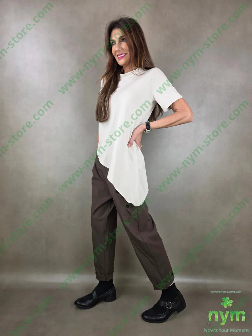 tshirt manica corta punta lato 100co TSHIRT