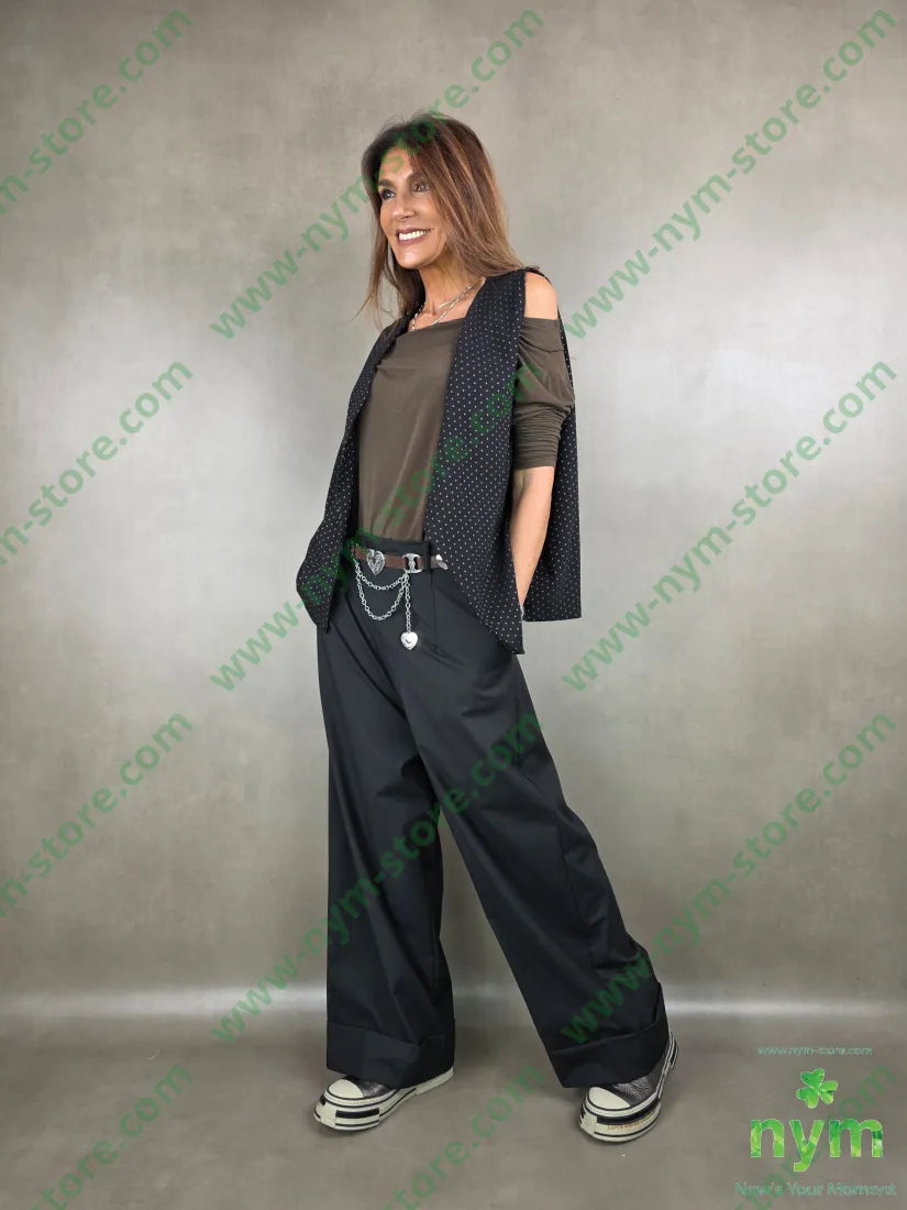 tshirt misto cachemire lunga lato 55vi30ny10ws5ea TSHIRT