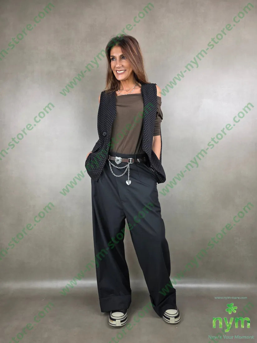 tshirt misto cachemire lunga lato 55vi30ny10ws5ea TSHIRT