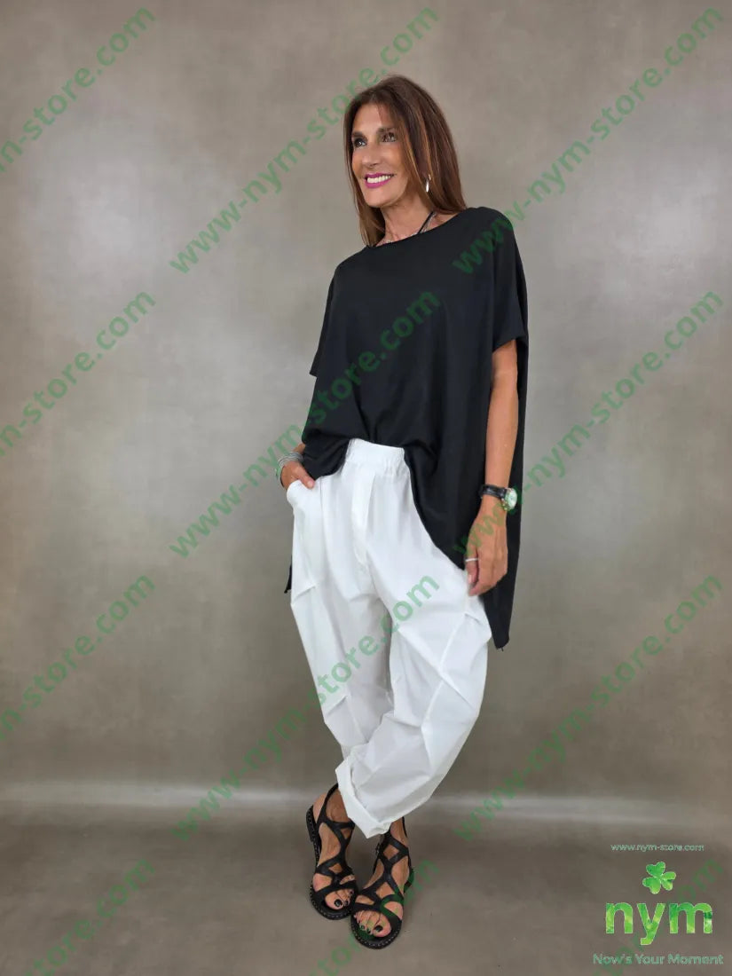 tshirt modello over taglio vivo 95co5ea - TSHIRT