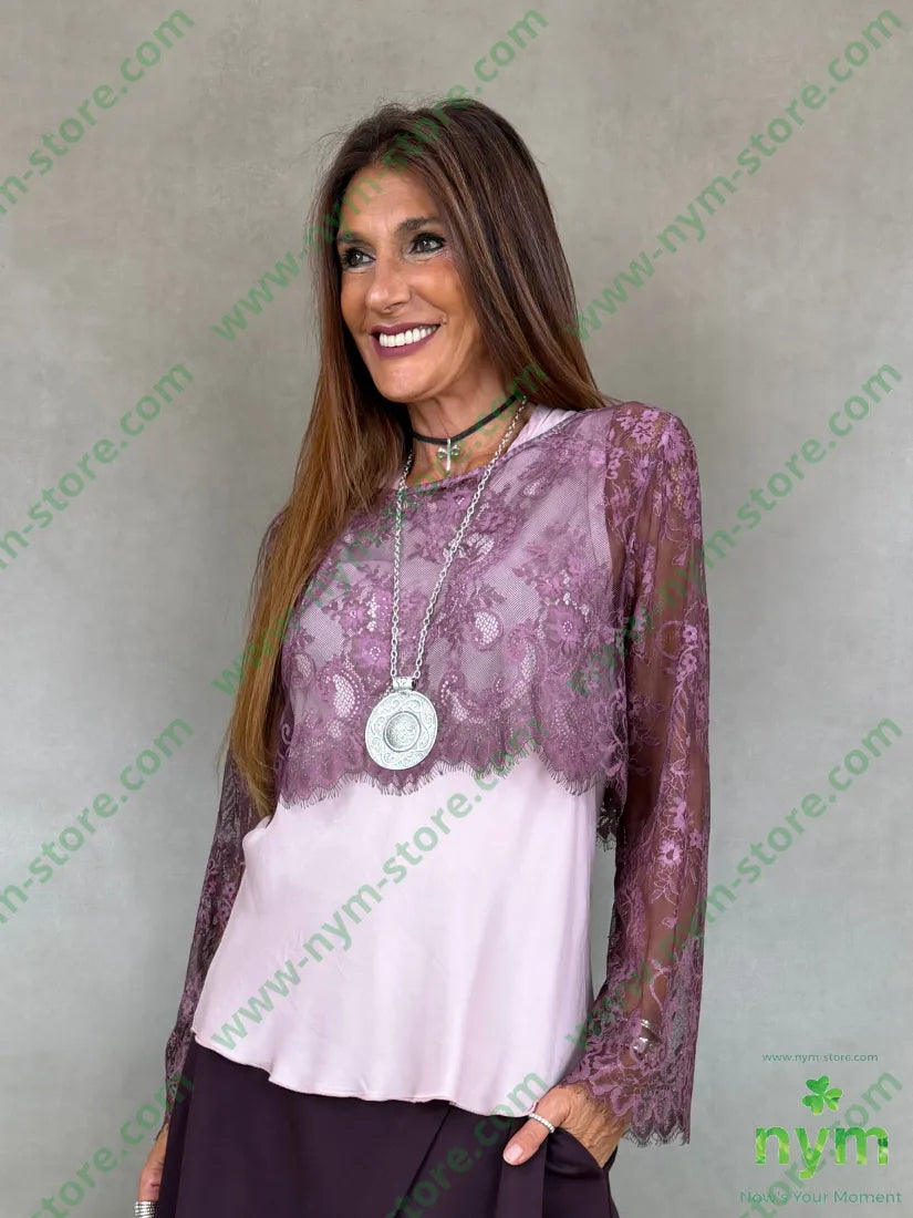 tshirt pizzo cropped 96pl4ea - U / BORDO / AI26 - TSHIRT