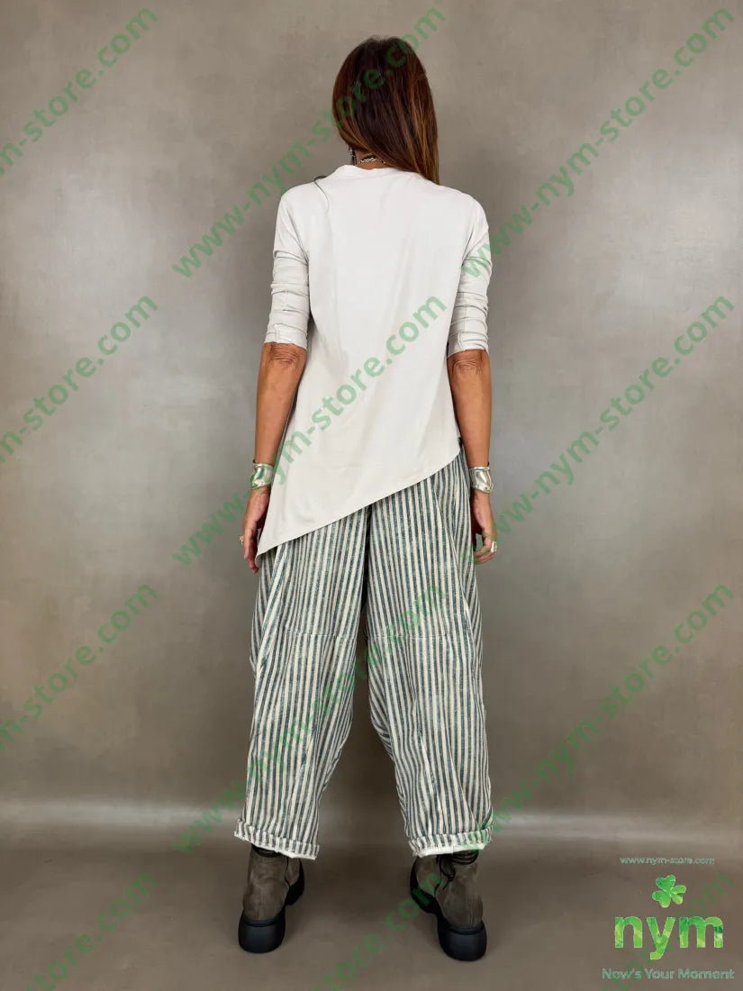 tshirt punta lato manica lunga 100co - TSHIRT
