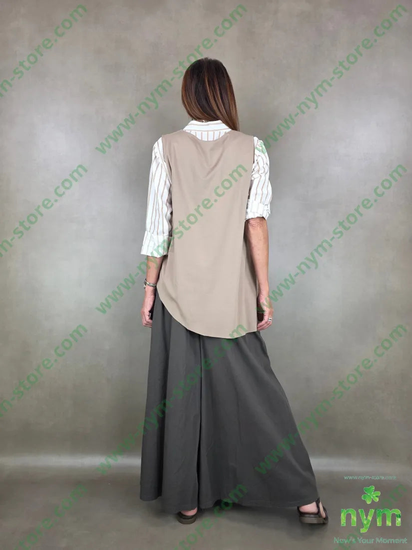 tshirt punto mi senza maniche 66vi28pa6ea - U / CAMMELLO / PE26 - TSHIRT
