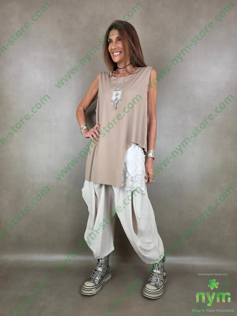tshirt punto mi senza maniche 66vi28pa6ea - U / CAMMELLO / PE26 - TSHIRT