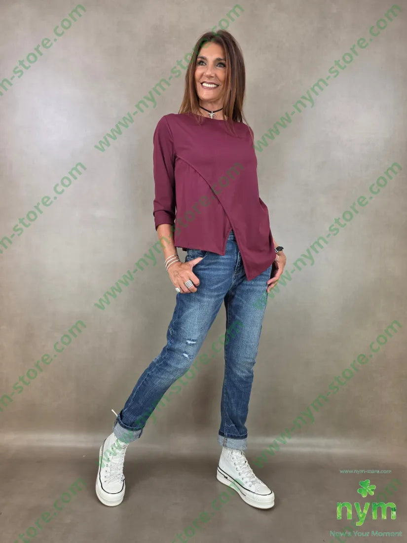 tshirt spacco bordato 95co5ea - TSHIRT