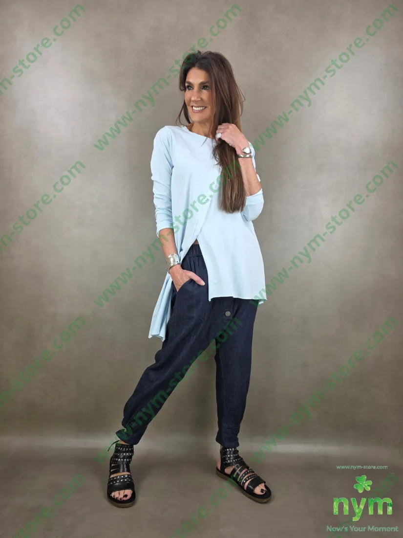 tshirt spacco e bordo trasversale 100co - TSHIRT