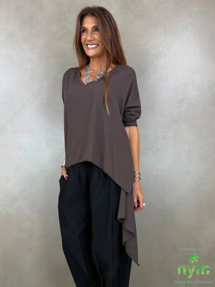 tshirt super over standata 100co - U / MARRONE / AI26 - TSHIRT