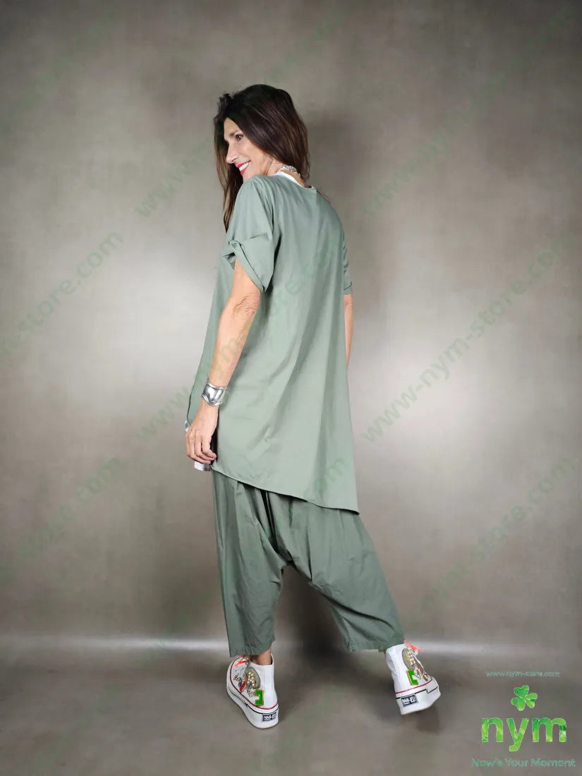 tshirt taglio centrale lunga lato 100co TSHIRT