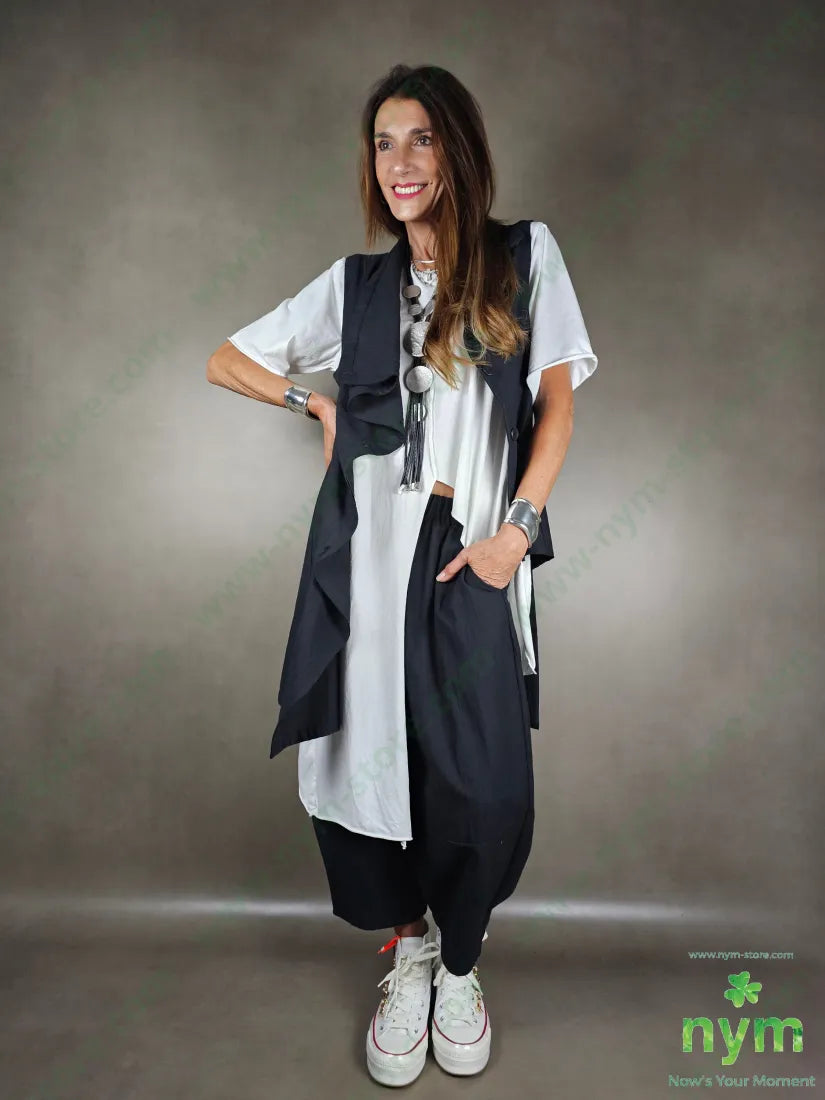 tshirt taglio centrale lunga lato 100co TSHIRT