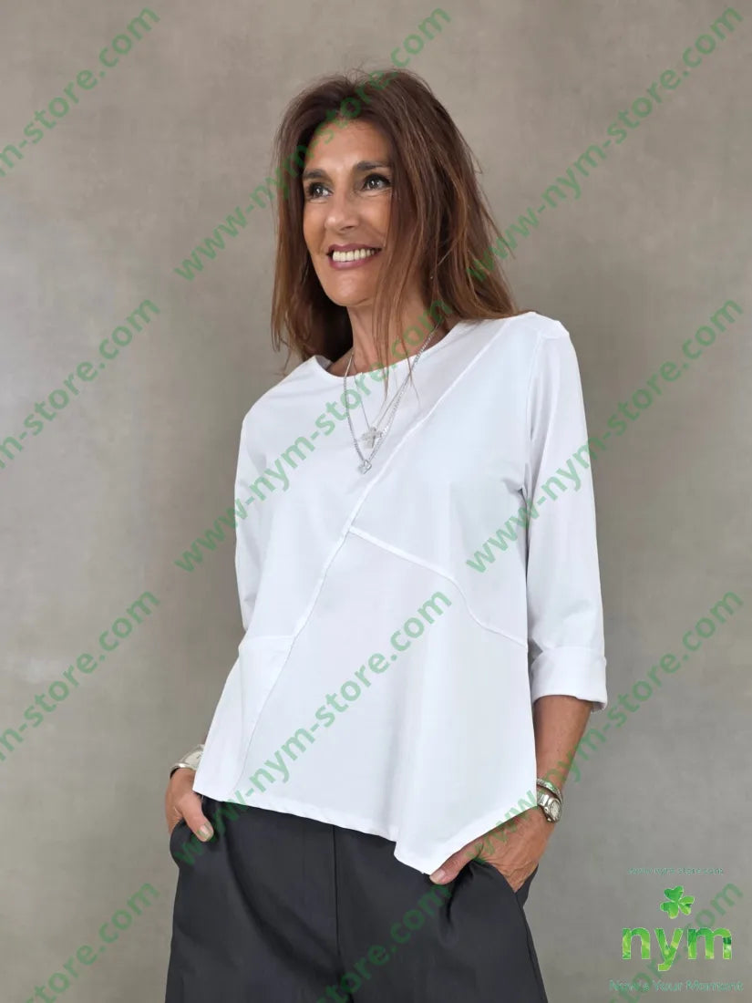 tshirt taschino a triangolo 95co5ea - U / BIANCO / AI26 - TSHIRT