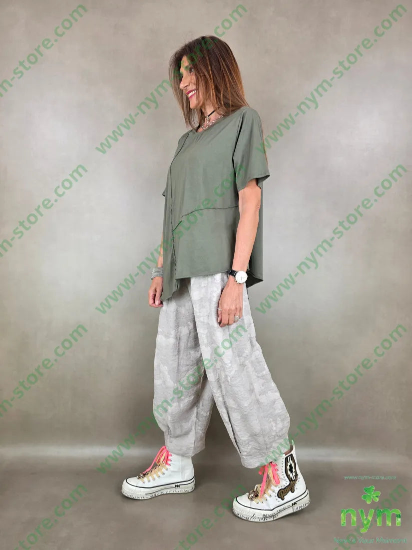 tshirt trapezio diverse cuciture 100co - TSHIRT