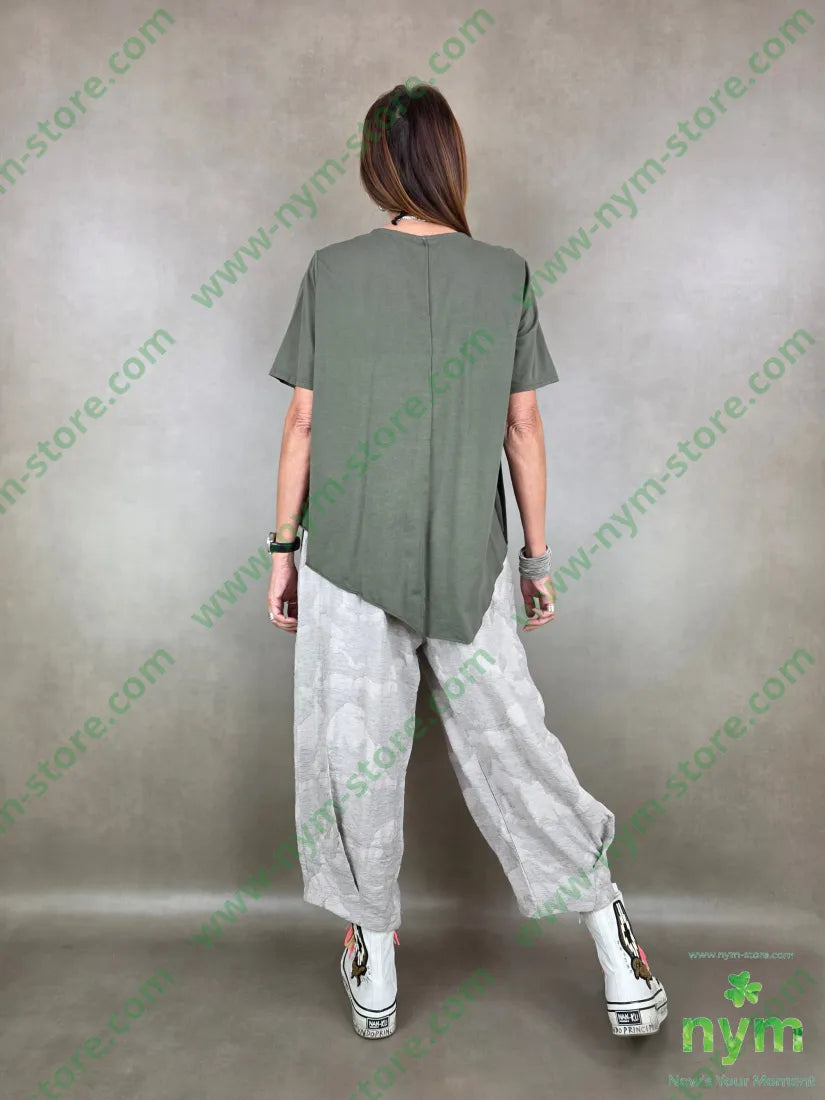 tshirt trapezio diverse cuciture 100co - TSHIRT