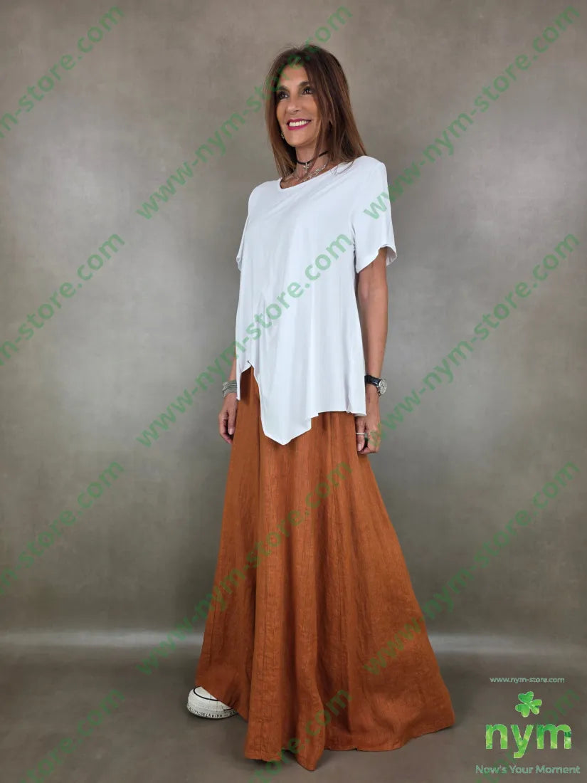 tshirt trapezio piccola piega 95co5ea - TSHIRT