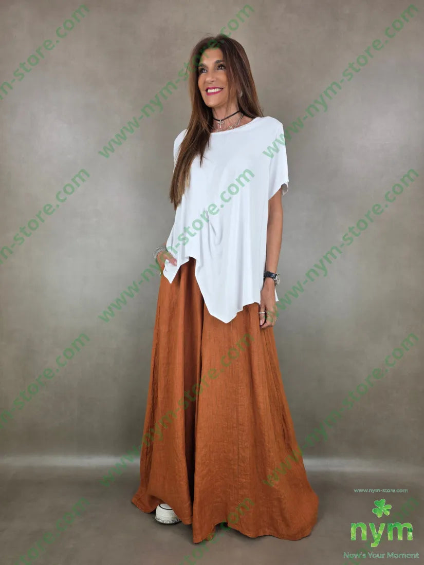 tshirt trapezio piccola piega 95co5ea - TSHIRT
