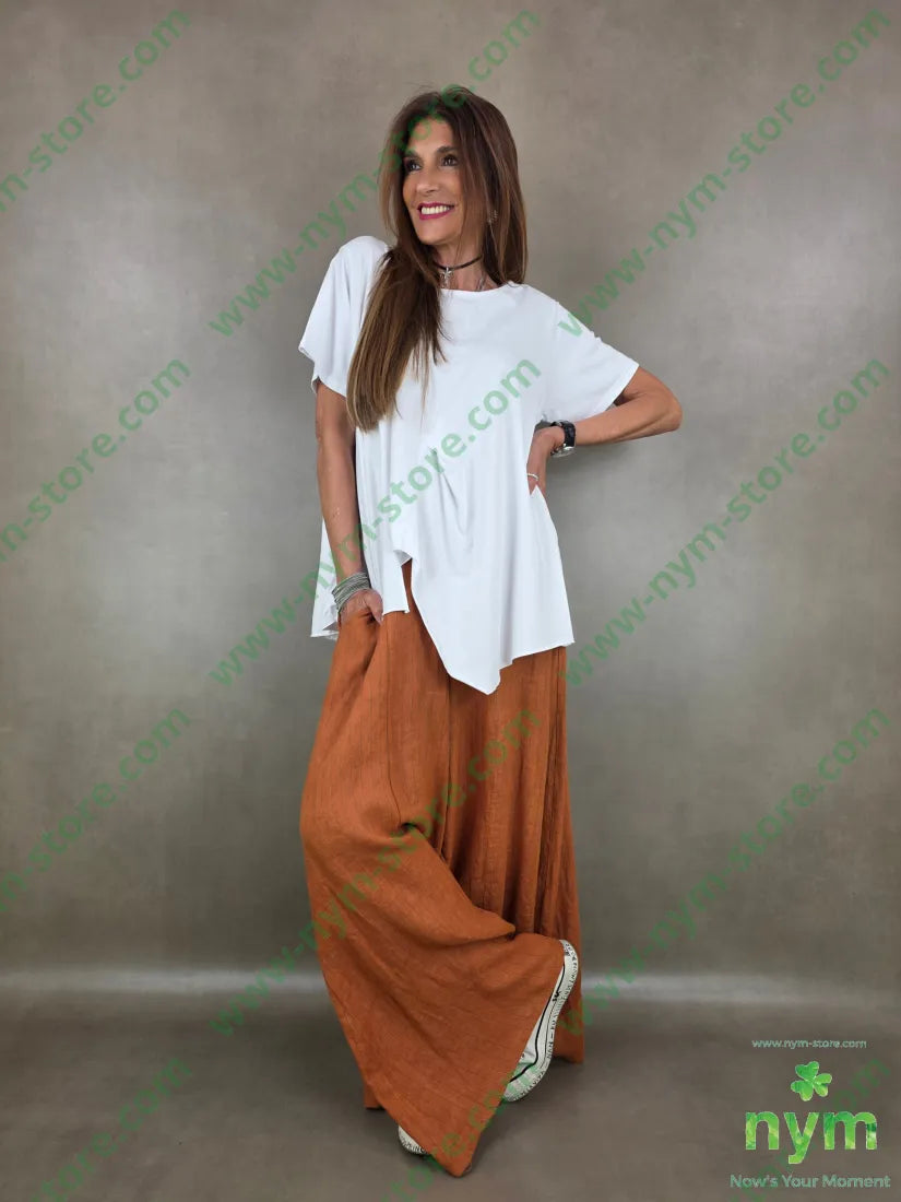 tshirt trapezio piccola piega 95co5ea - TSHIRT