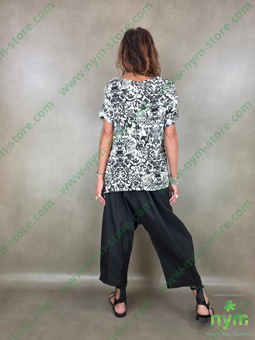 tunica batik punta lato 100co - U / NERO / PE26 - CAMICIA