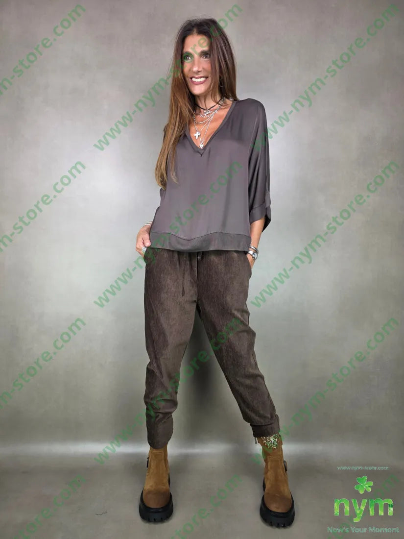 tunica bordi costina 100vi CAMICIA