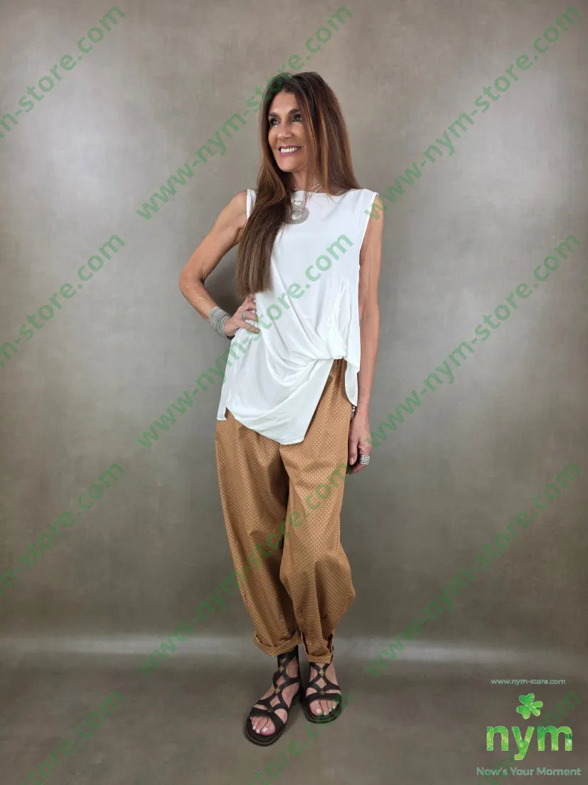 tunica bottoni dto e drappeggio 73vi27pl - CAMICIA