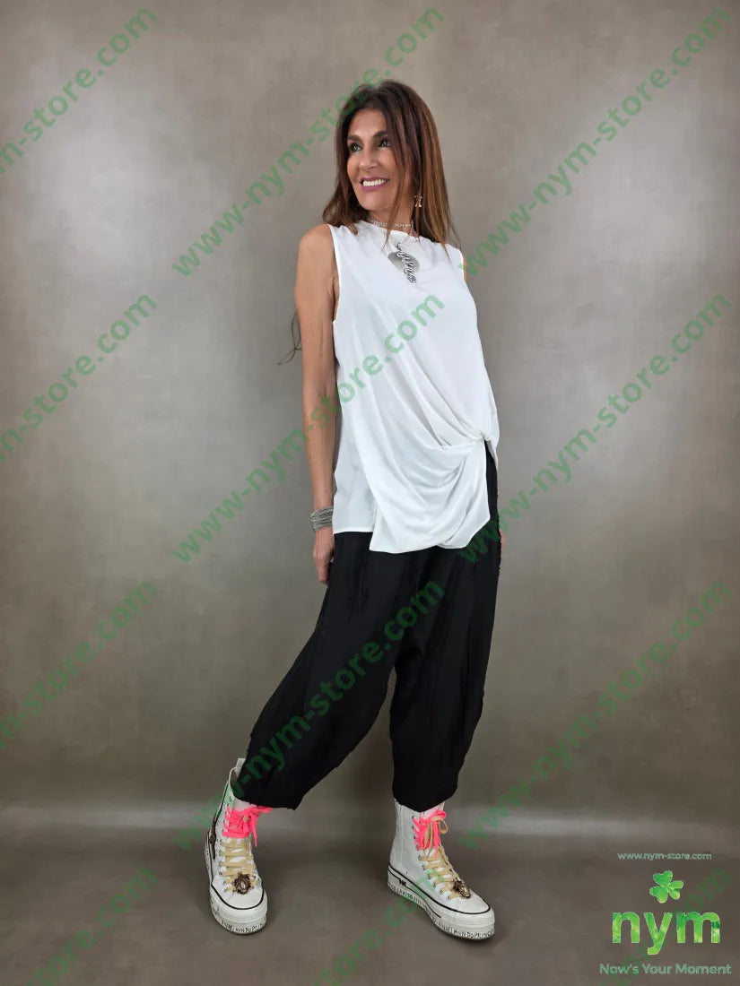 tunica bottoni dto e drappeggio 73vi27pl - CAMICIA
