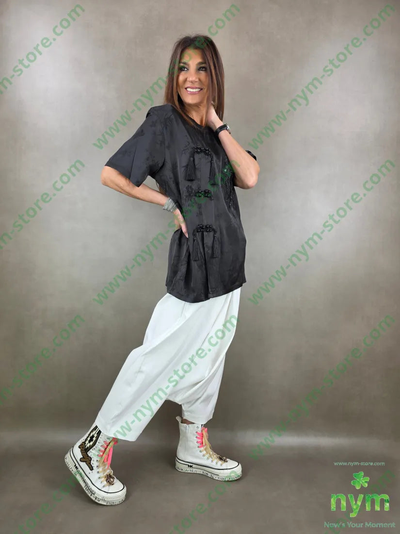 tunica chinois 97pl3ea U / NERO / PE26 MAGLIA