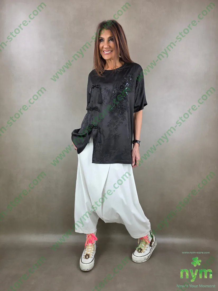 tunica chinois 97pl3ea U / NERO / PE26 MAGLIA