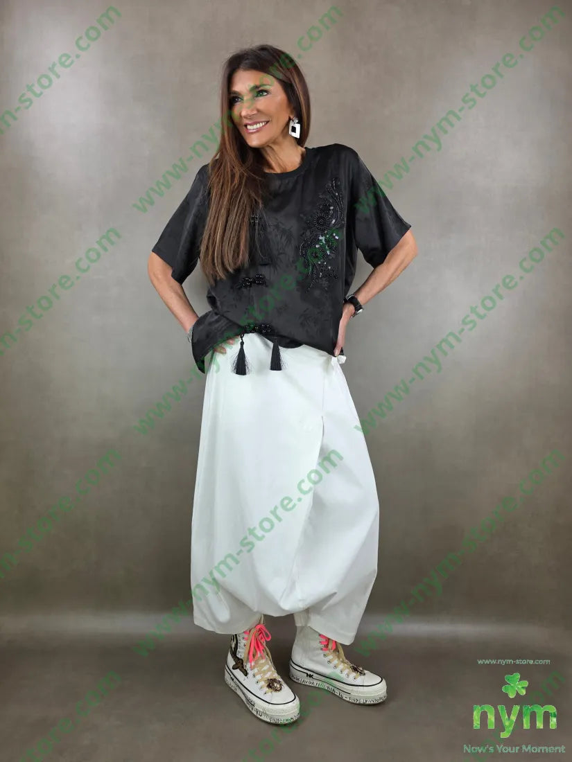 tunica chinois 97pl3ea U / NERO / PE26 MAGLIA