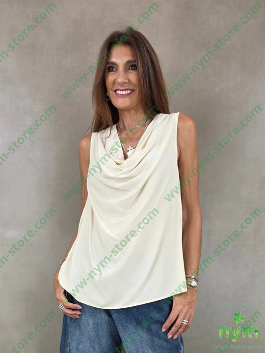tunica collo morbido misto viscosa 67vi33pl - U / BURRO / AI26 - CAMICIA