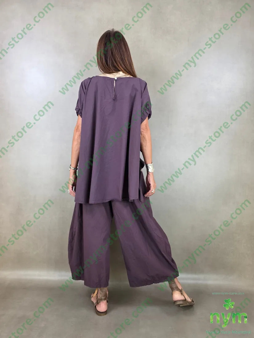 tunica cotone stropicciato elastico manica 100co - CAMICIA