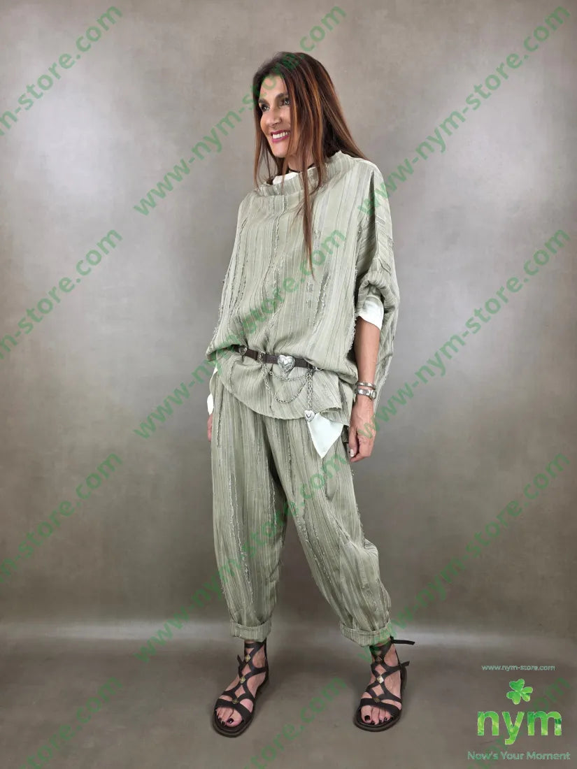 tunica destroyed punta lato 50tc35vi15li - CAMICIA