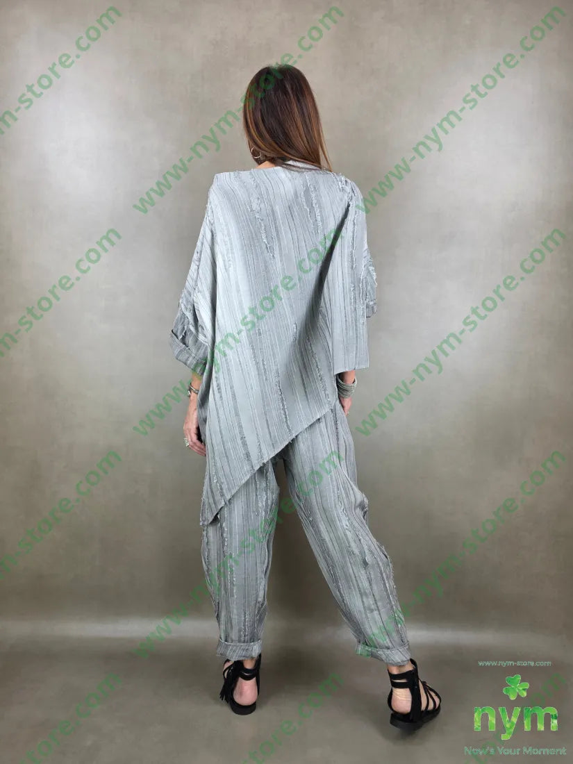 tunica destroyed punta lato 50tc35vi15li - CAMICIA