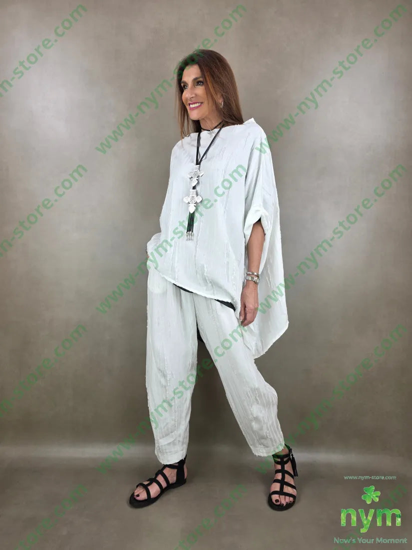 tunica destroyed punta lato 50tc35vi15li - CAMICIA