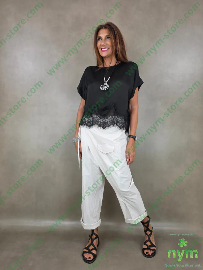 tunica di viscosa pizzo onda 100vi - CAMICIA