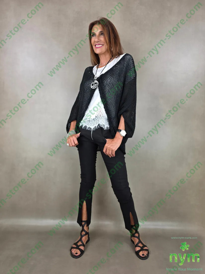 tunica di viscosa pizzo onda 100vi - CAMICIA