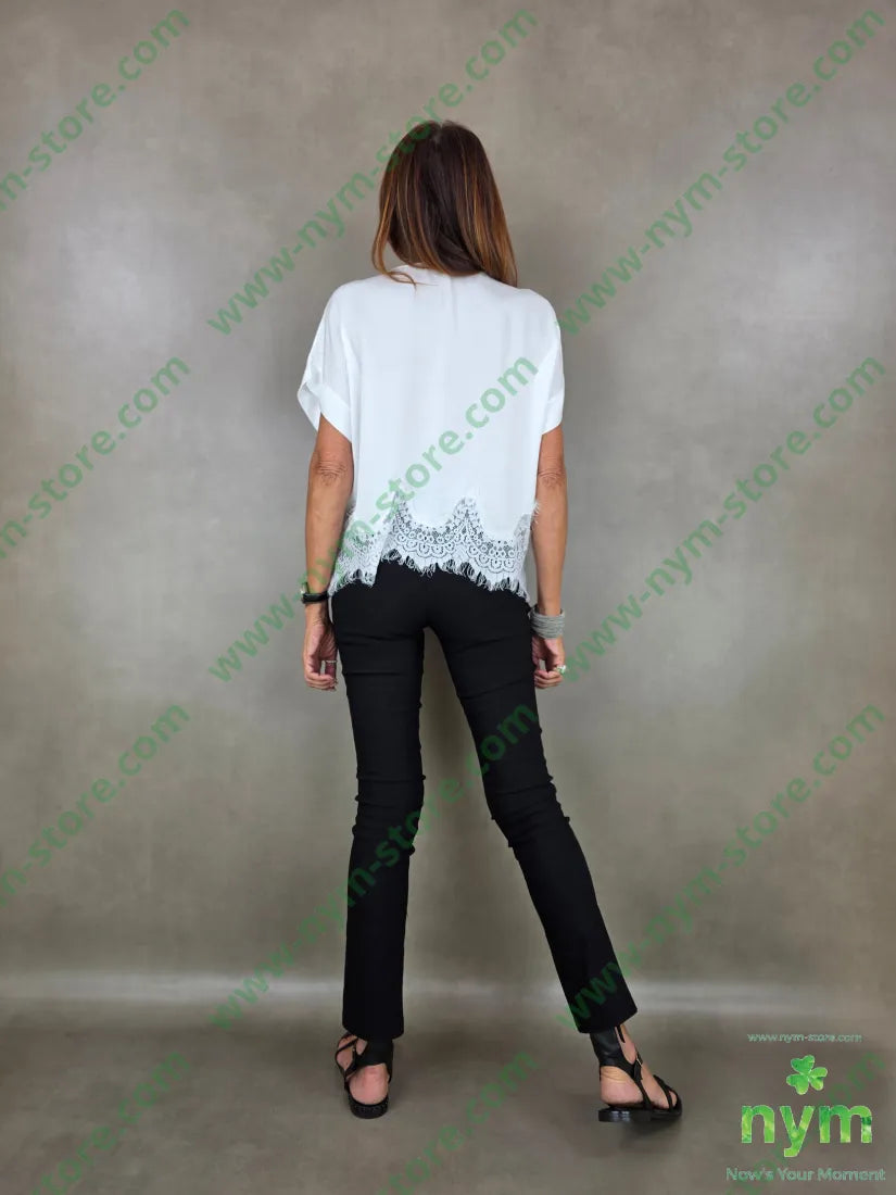 tunica di viscosa pizzo onda 100vi - CAMICIA