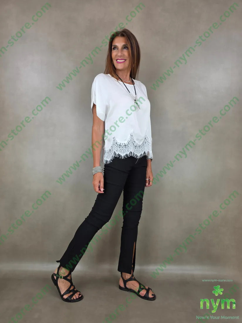tunica di viscosa pizzo onda 100vi - CAMICIA