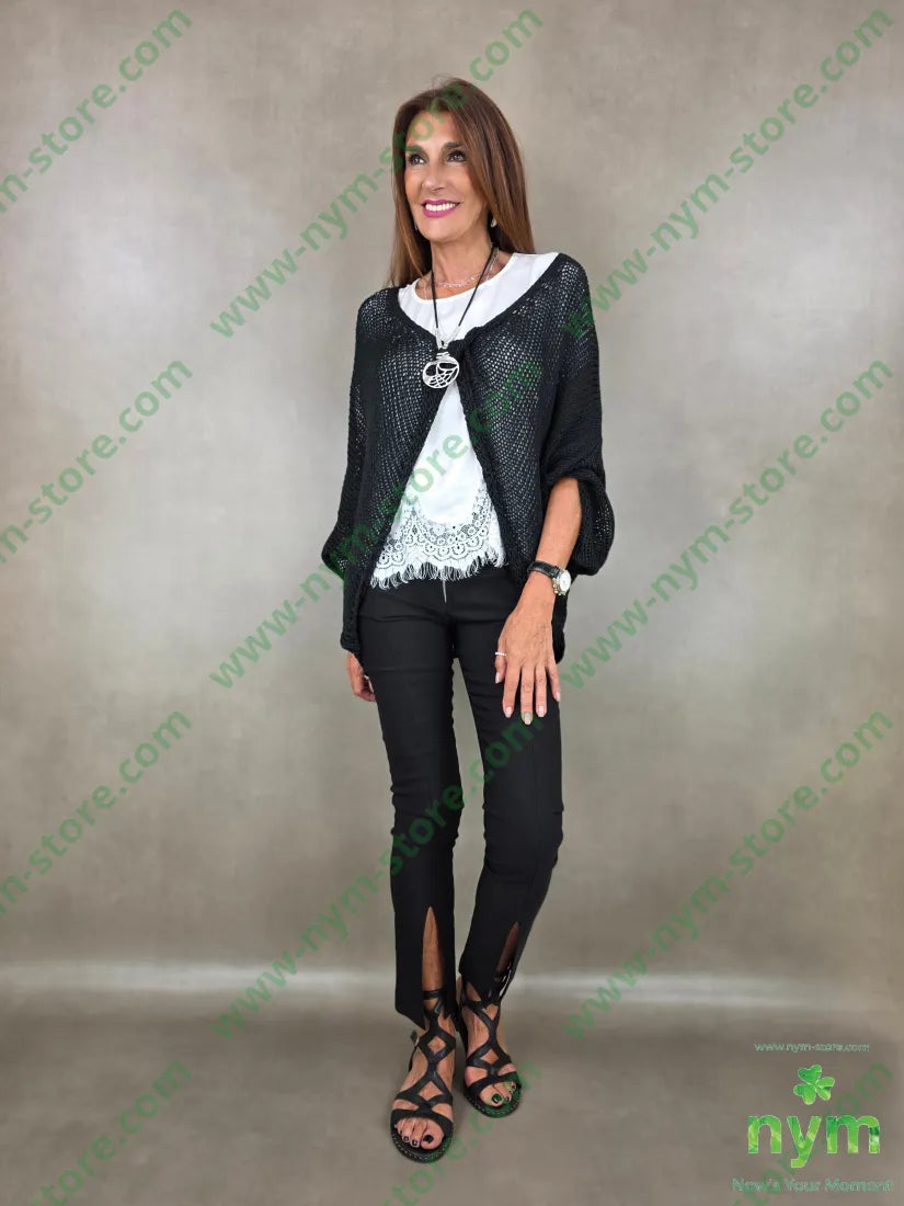 tunica di viscosa pizzo onda 100vi - CAMICIA