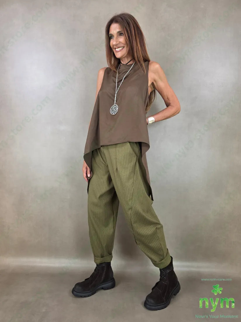 tunica di viscosa scollata dietro 77vi23li - CAMICIA